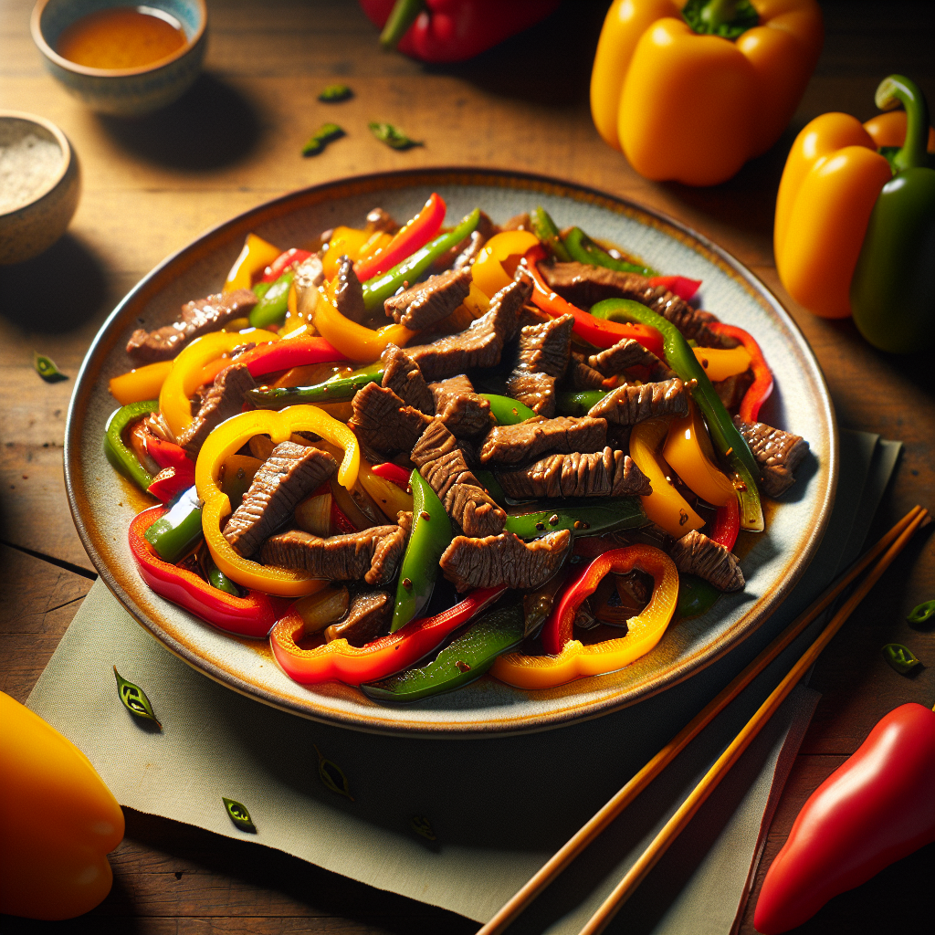 Beef and Bell Pepper Stir-Fry
